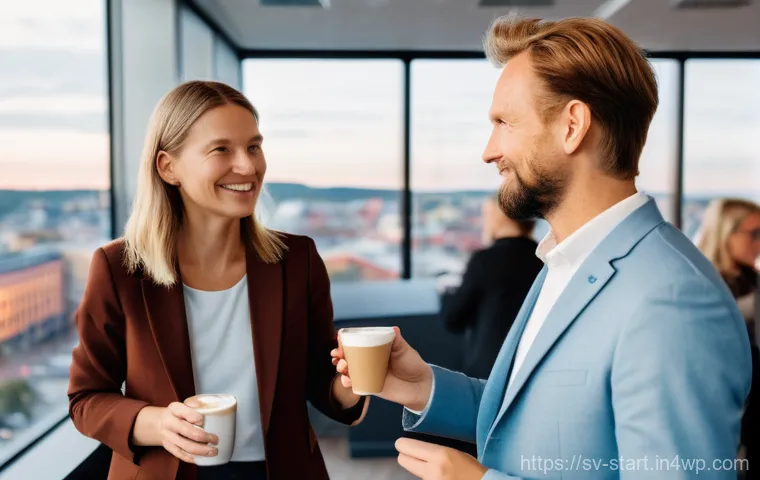 스타트업 가치 평가와 자본 조달 방식 - **Prompt:** A diverse group of young, ambitious Swedish entrepreneurs, both men and women, in their ...